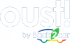 Oust! logo darkmode